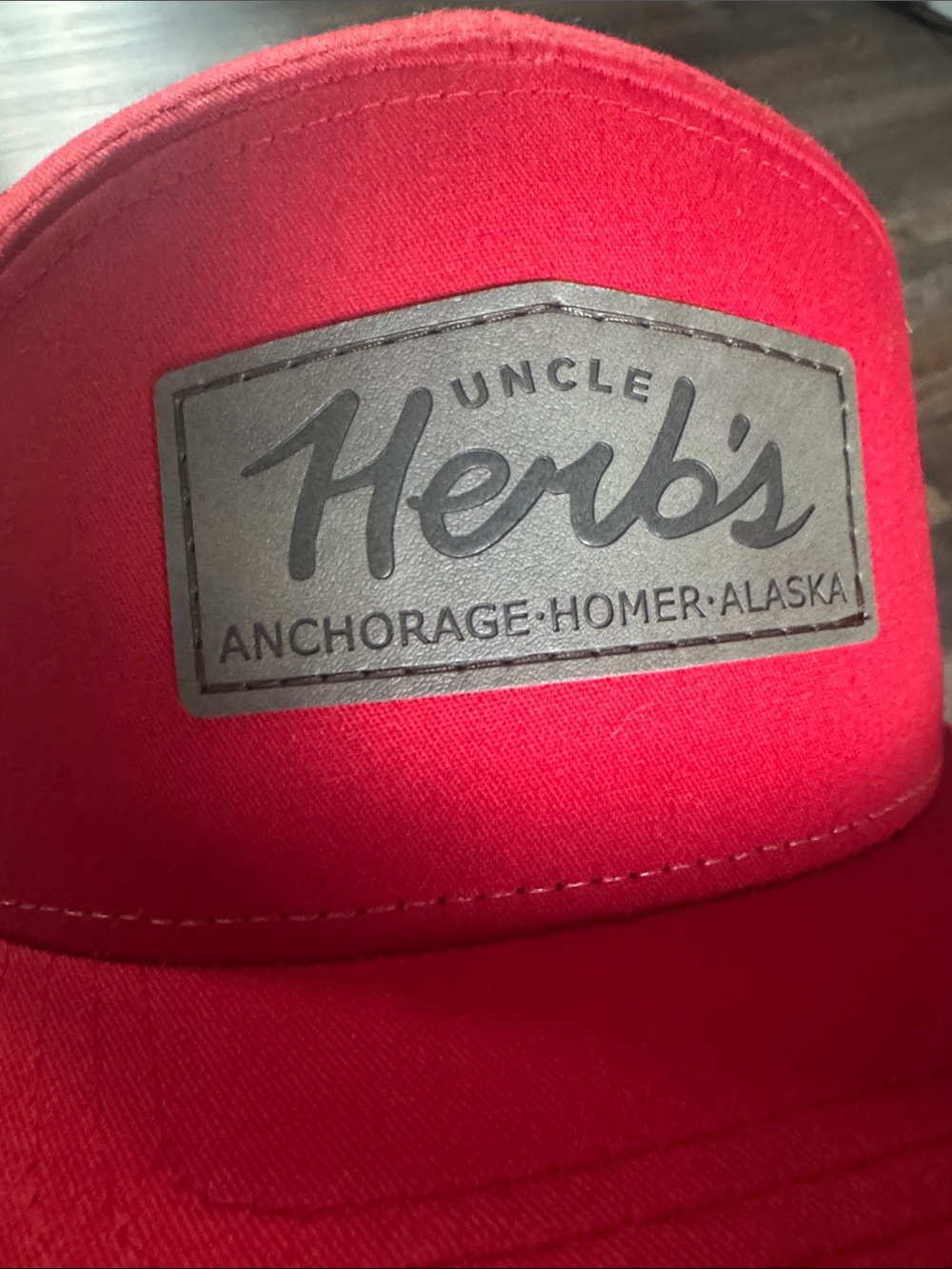 Red Mesh-Back Trucker Hat - Picture 6 of 10